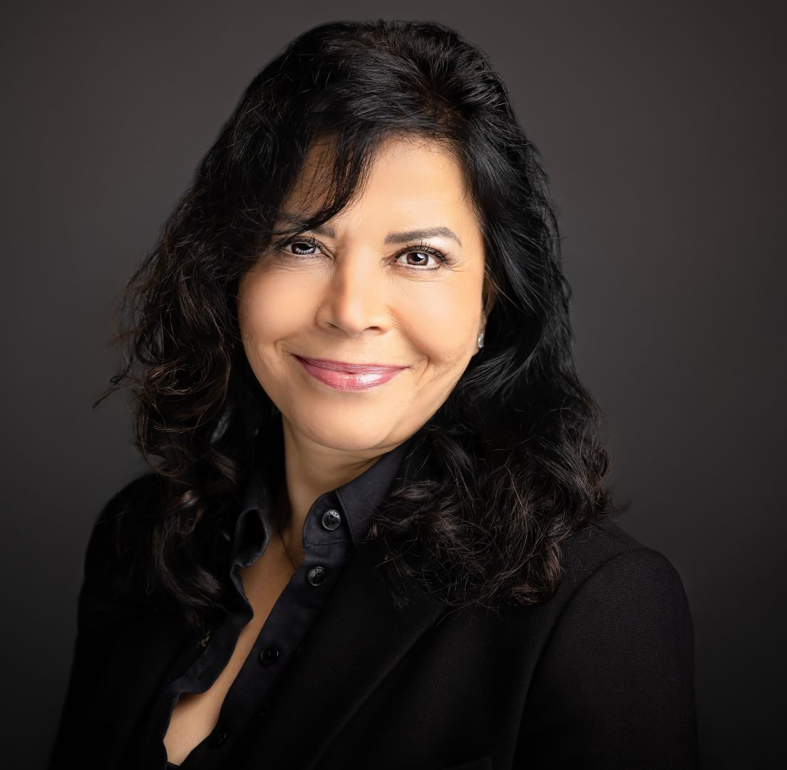 Dr. Nasrin Moghadasian wearing a black top