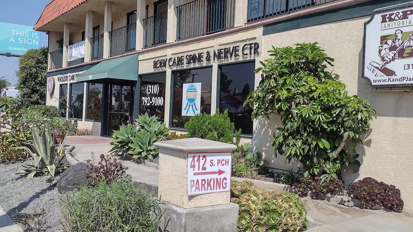 Street view of Body Care Spine and Nerve Center at 412 South Pacific Coast Highway